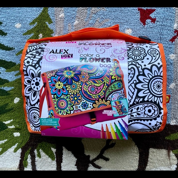 ALEX DIY Color A Flower Craft Messenger Bag - Picture 7 of 9